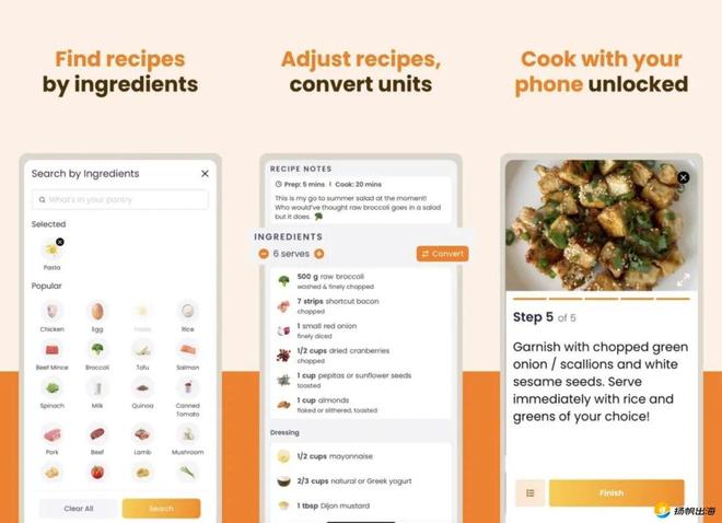 九游体育：靠食谱管理月揽160万美金燃动欧美烹饪之魂美食App还能这样火(图4)