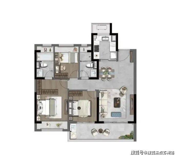 大悦繁华图：高铁新城核心品质生活新高度(图6)