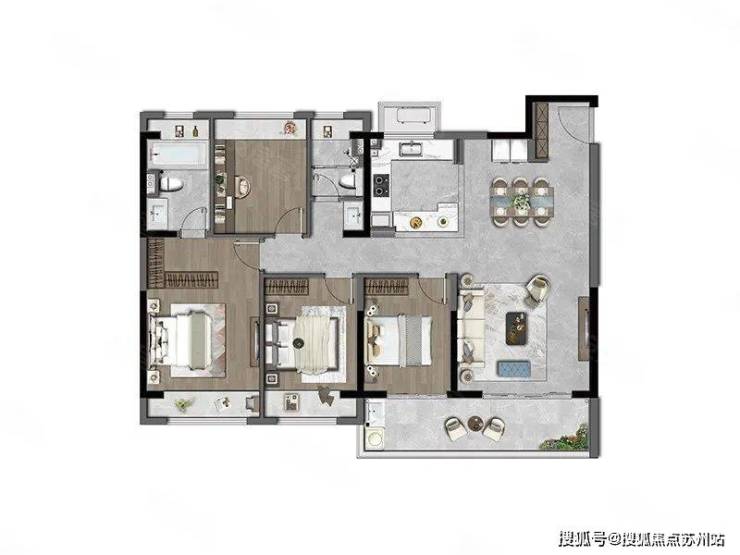 大悦繁华图：契税1%起苏州高铁新城安家正当时(图9)