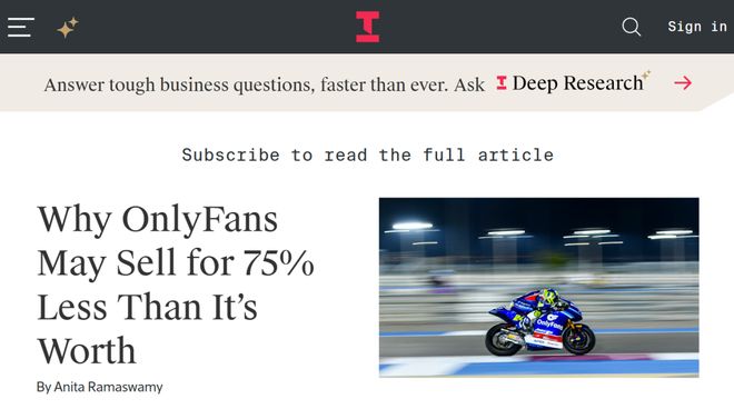 全球最大成人网站OnlyFans卖身了原来只值这个价？(图6)