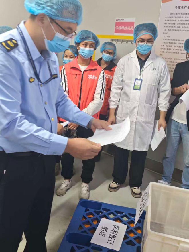 周末加班加点完成首批食材配送任务！顺德市监部门驻点保障十五运会食品安全(图5)