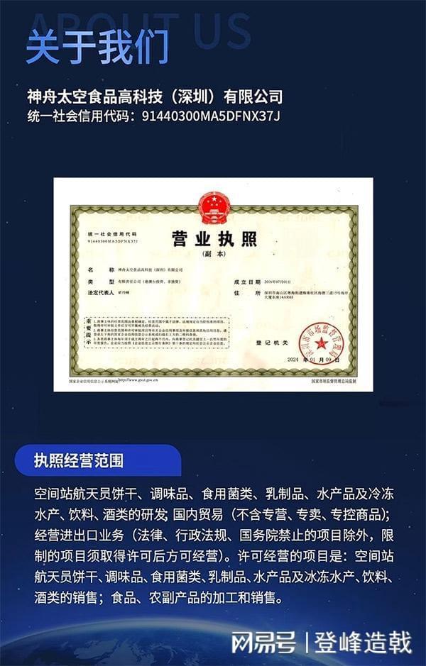国内仅一家持有航天员太空食品专利技术的制造销售公司(图5)