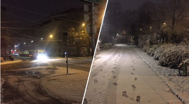 九游app：维也纳初雪落“小雪”街巷轻霭映冬夜(图2)