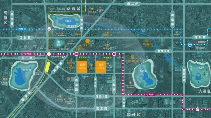 九游官网入口：皖投云启锦上花园：入口是门面是吸引亦是风景引人入胜!(图2)